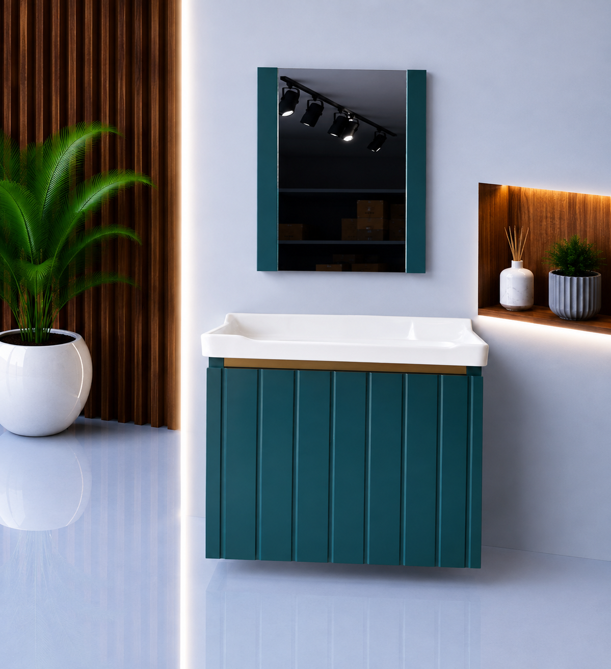 PVC Cabinet Vanity Set Img